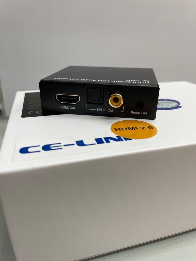 CE-LINK HDMI2.0 2CH/5.1CH 音頻分離器 Audio Extractor