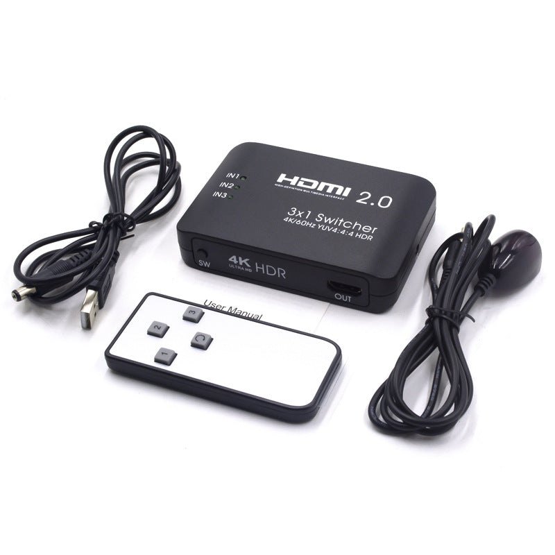 HDMI2.0 切換器 3進1出 HDMI2.0 SWITCH 4K
