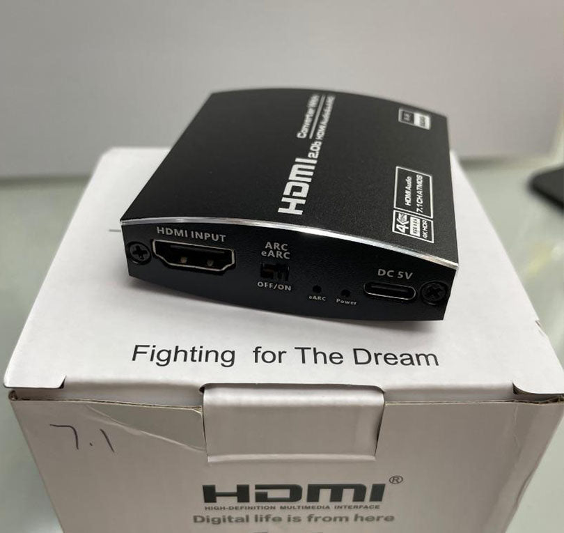 HDMI2.0音頻分離器 4K 60HZ 音頻轉換器影音分離 7.1聲道 Audio Extractor