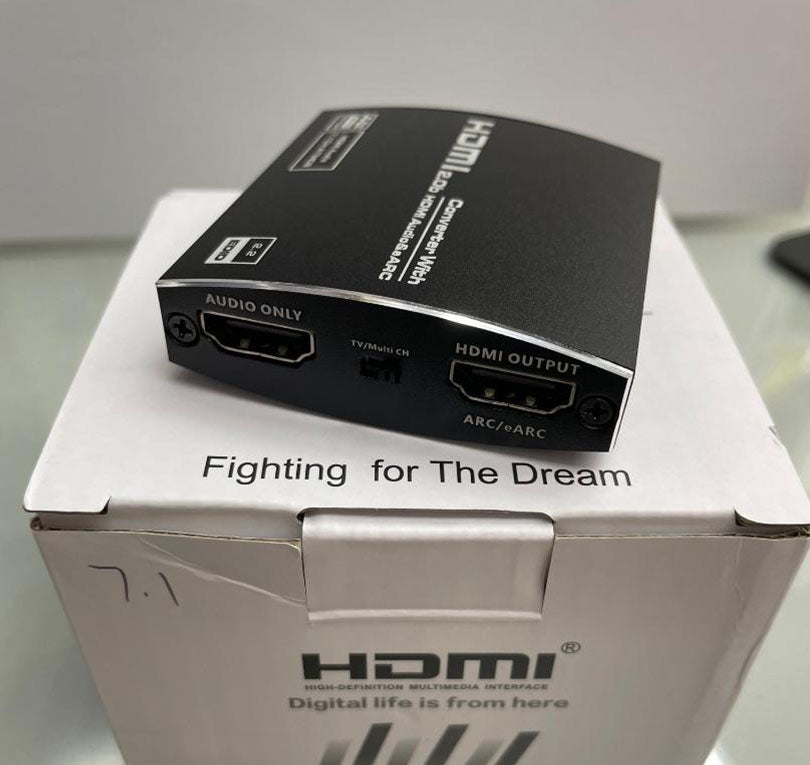 HDMI2.0音頻分離器 4K 60HZ 音頻轉換器影音分離 7.1聲道 Audio Extractor