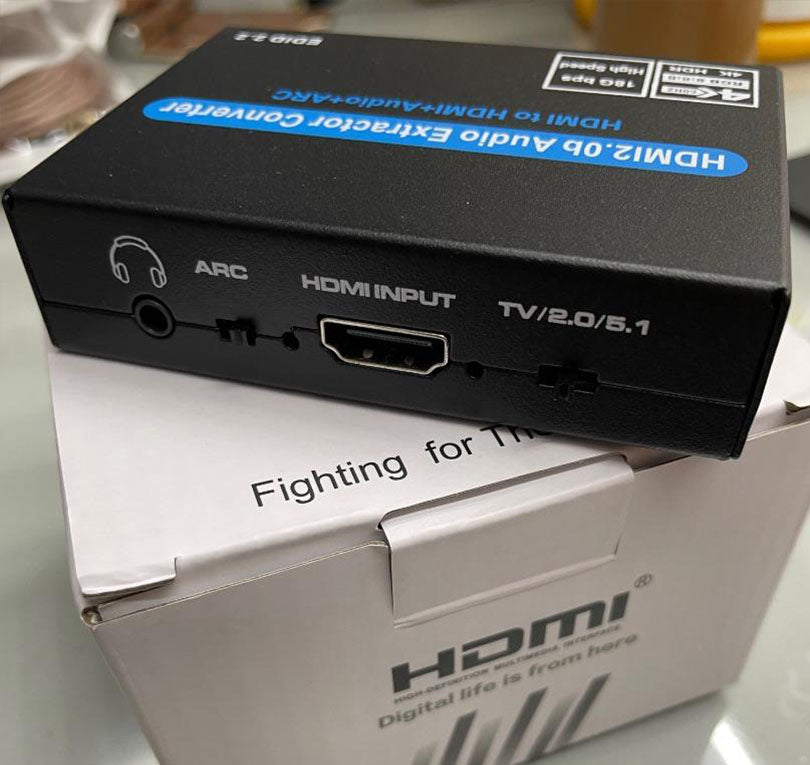 HDMI2.0音頻分離器 4K 60HZ 音頻轉換器影音分離 HDMI to hdmi/光纖/RCA/audio